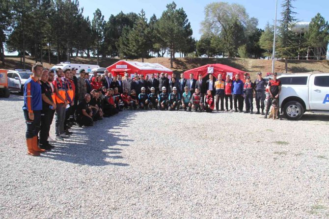 Konya’da nefes kesen tatbikat