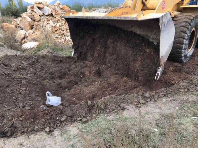 Konya'da zabıta denetimleri sürüyor, gömerek imha ettiler