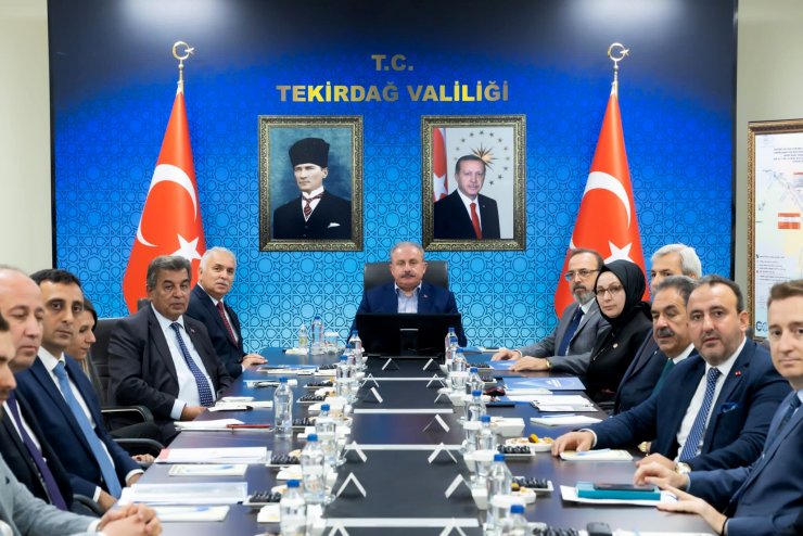 TBMM Başkanı Şentop: Trakya rahat bir nefes alsın, tüm hedefimiz bu