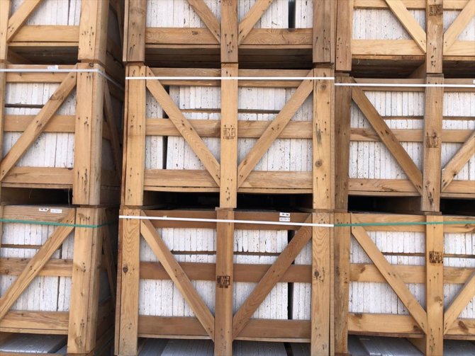 Konya'daki ocaklardan çıkarılan traverten taşı, en fazla ABD'ye gönderiliyor