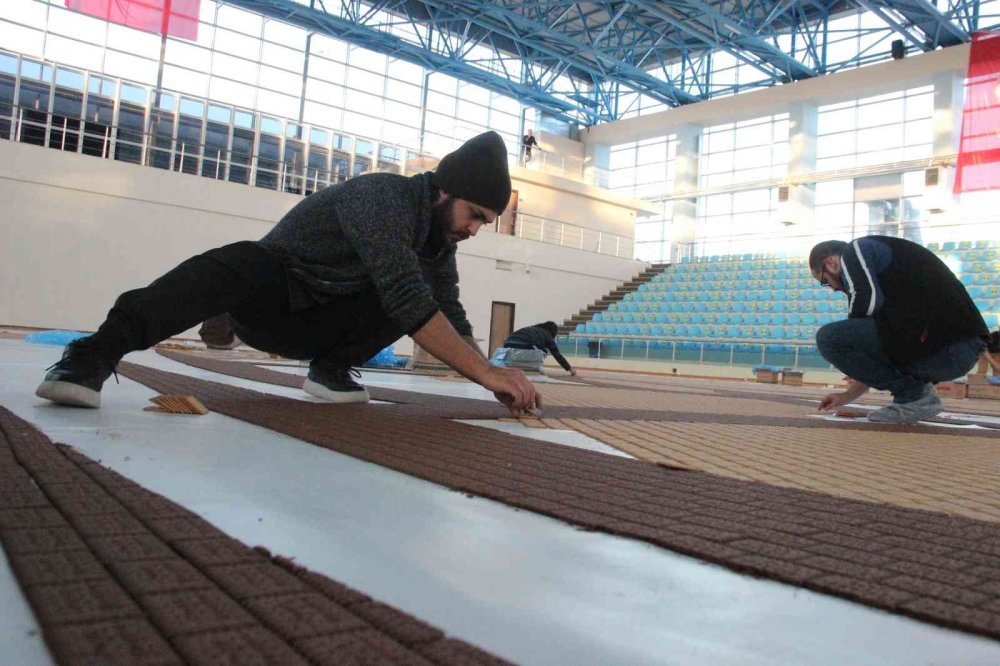 Dünyanın en büyük buğday başağı mozaiği çalışmaları başladı