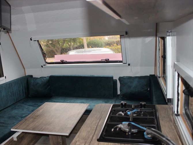 Konya'da bir çiftçiye yüzde 80 hibeyle karavan verildi