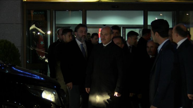 Bakan Soylu bombalı saldırıya ilişkin çalışmaları emniyette takip etti