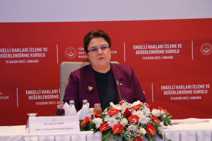 Bakan Yanık: Kamuda çalışan engelli sayısını 11 kat artırdık
