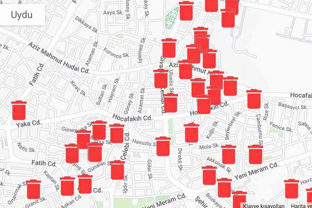 Konya sokaklarındaki çöp konteynerlerinde dijital yenilik! Bakın neler yapıyor...