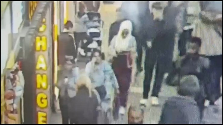 Terörist kadının İstiklal Caddesi'ndeki ilk keşfinden görüntüler