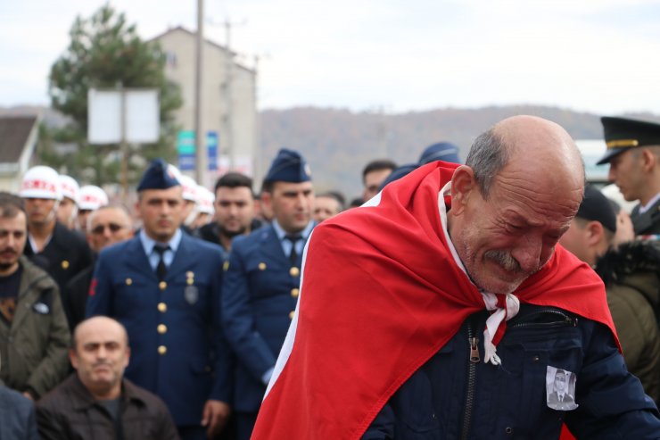 Trafik kazasında ölen Buğra astsubay toprağa verildi