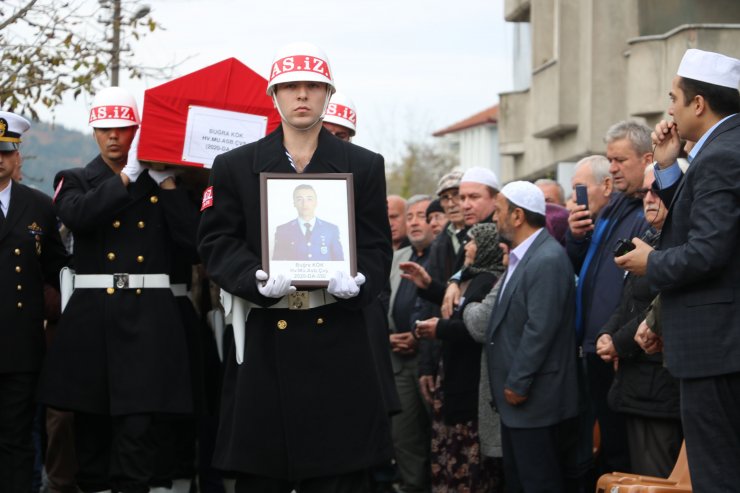 Trafik kazasında ölen Buğra astsubay toprağa verildi