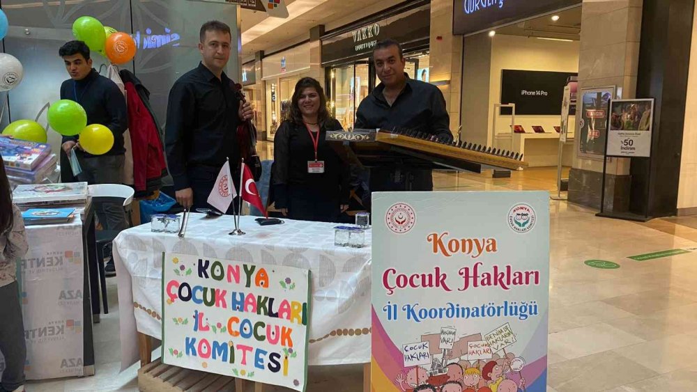 Dünya Çocuk Hakları Günü dolayısıyla Konya’da farkındalık etkinliği