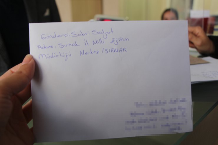 PKK'nın şehit ettiği 148 öğretmenin ailelerine Şırnak'tan 148 mektup