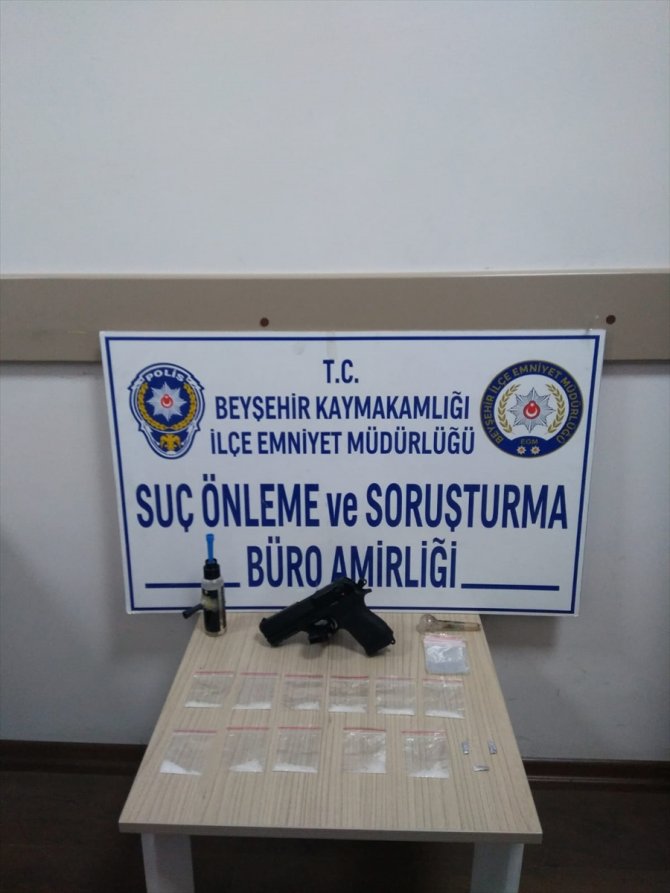 Konya'da uyuşturucu ticareti yapankişi tutuklandı