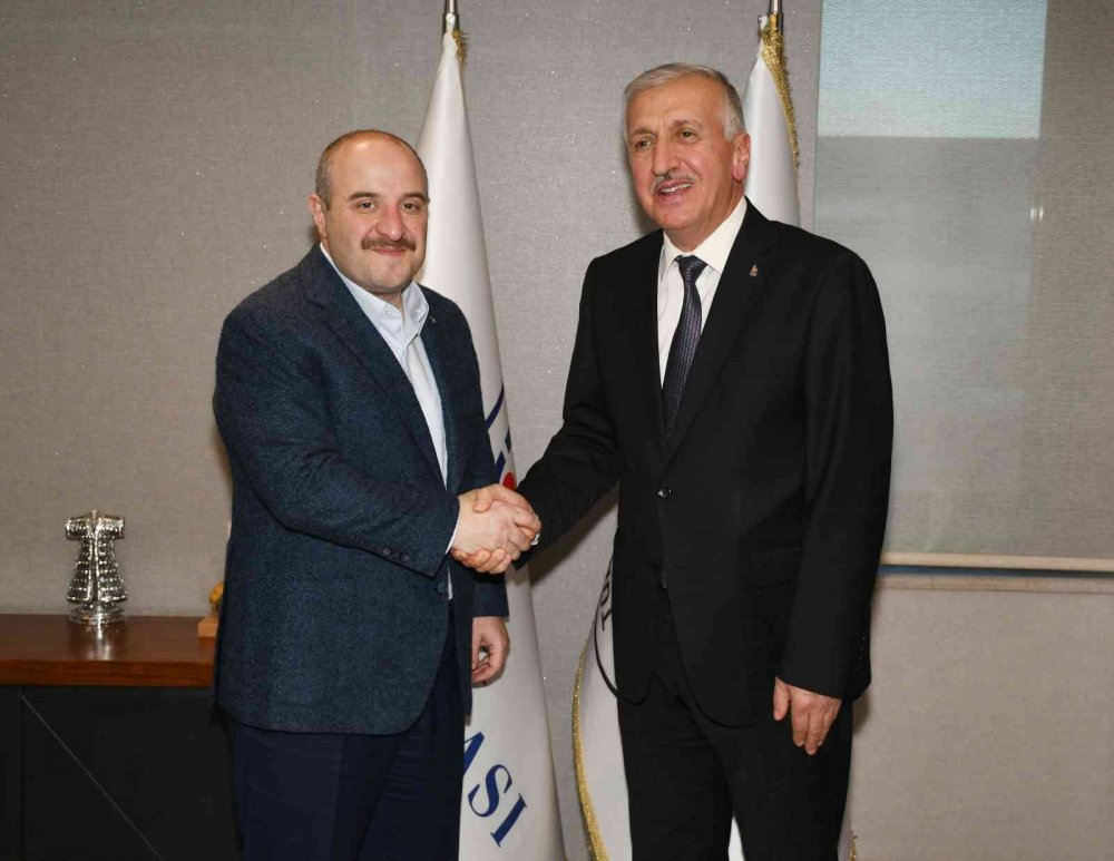 Bakanlardan, KSO Başkanı’na ’hayırlı olsun’ ziyareti