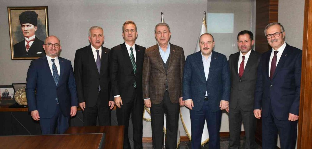 Bakanlardan, KSO Başkanı’na ’hayırlı olsun’ ziyareti