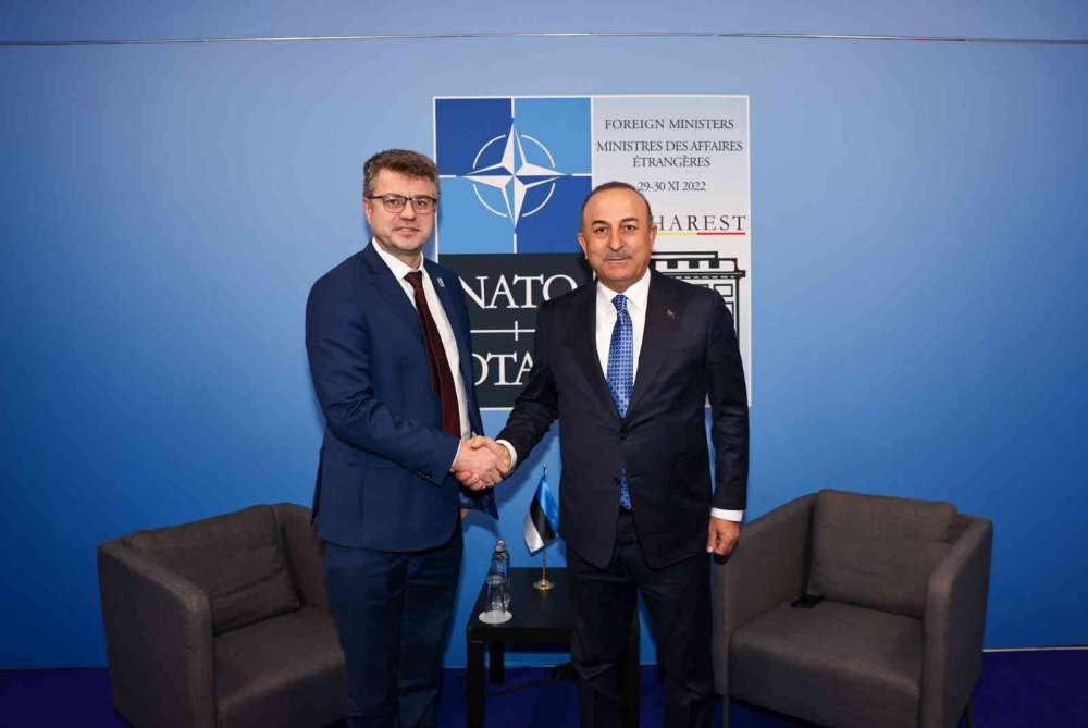 Bakan Çavuşoğlu, Estonya Dışişleri Bakanı Reinsalu ile görüştü