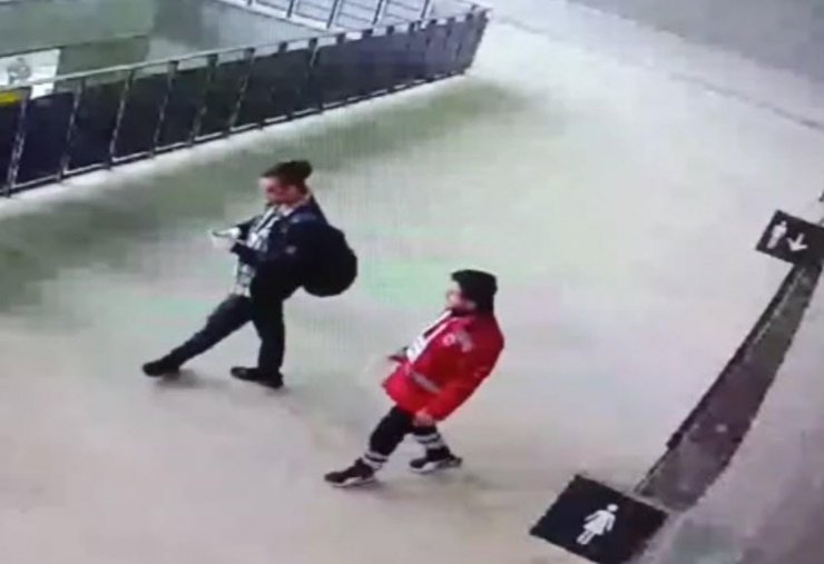 İşte Göztepeli taraftarı ağır yaralayan işaret fişeği