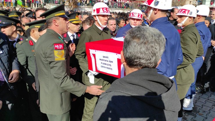 Konyalı Şehit Uzman Çavuş Mustafa Işık'a veda... "Yiğidim, sana doyamadım"
