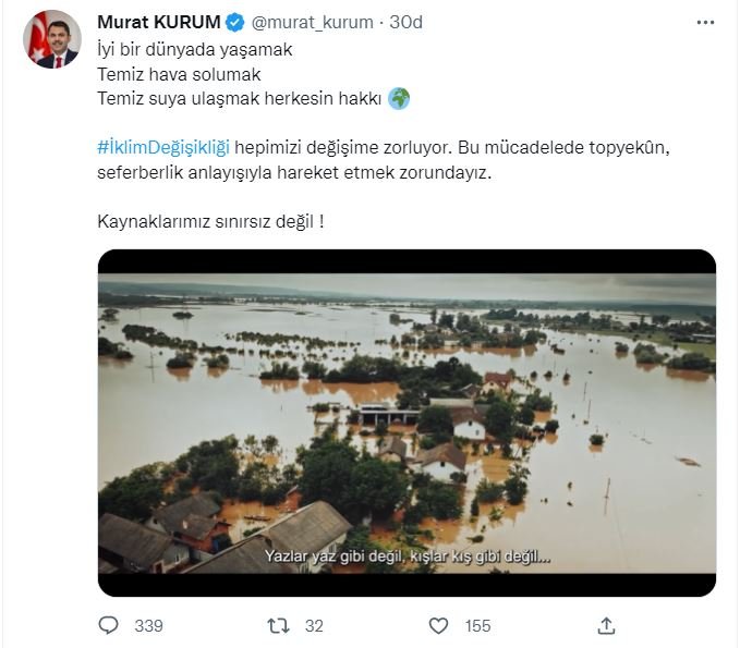 Bakan Kurum'da uyarı: "Topyekun hareket etmek zorundayız"