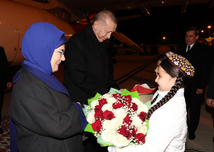 Cumhurbaşkanı Erdoğan, Türkmenistan’da