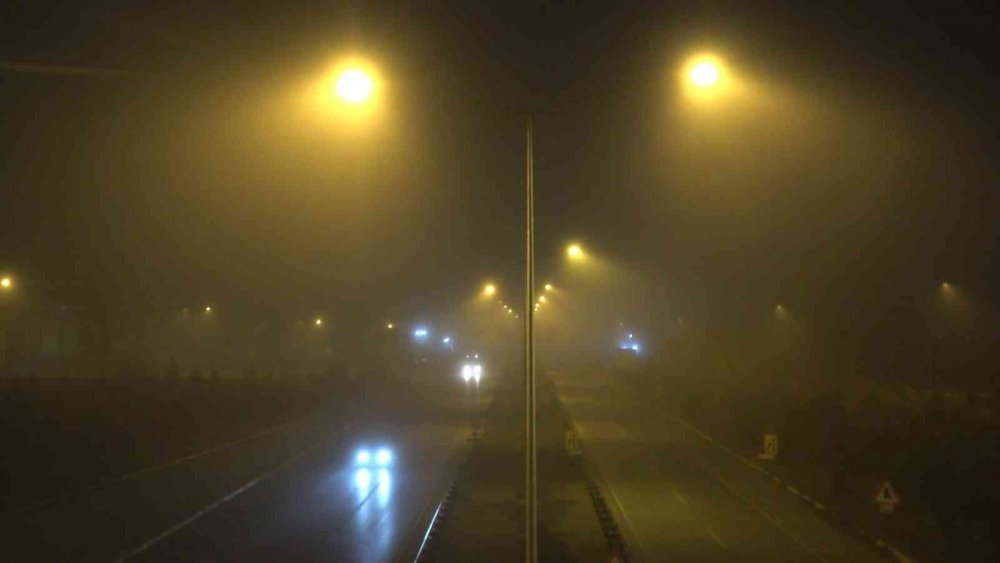 43 ilin geçiş güzergahında sis etkili oldu