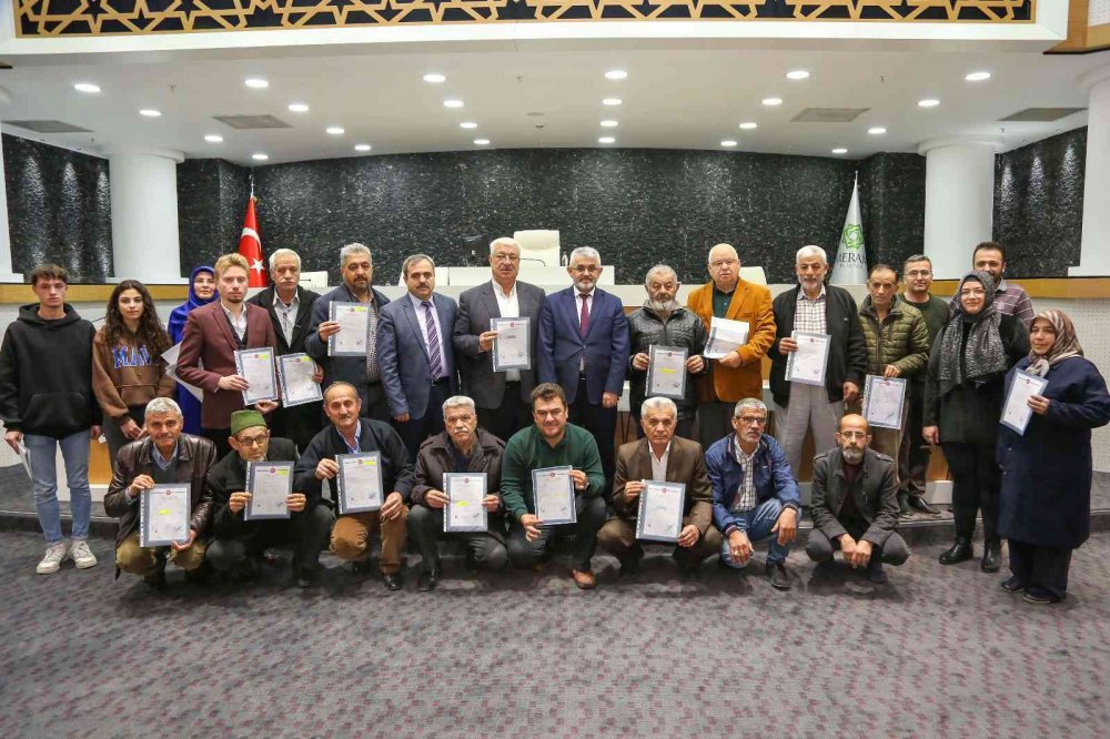 Konya'da tapu sevinci