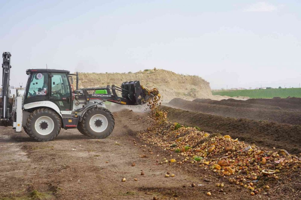 Selçuklu’da atıklar organik gübreye dönüşüyor
