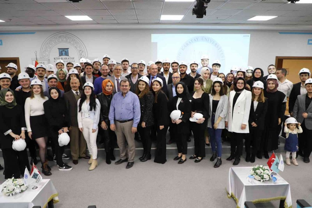 Konya'da inşaat mühendisleri, mesleğe ilk adımını attı