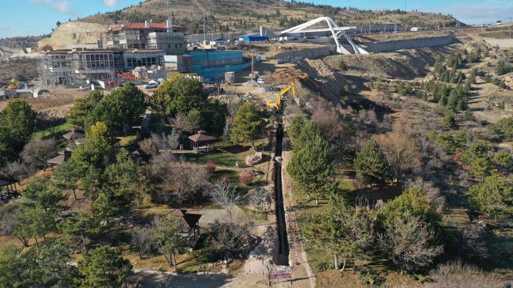 Konya'nın cazibe merkezinde kanalizasyon alt yapısı tamamlandı