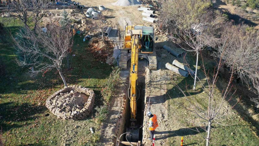 Konya'nın cazibe merkezinde kanalizasyon alt yapısı tamamlandı