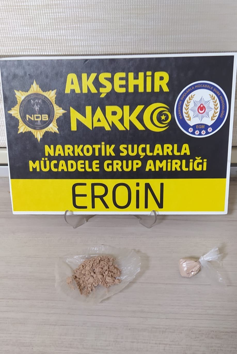 Akşehir’de uyuşturucu operasyonu: 3 gözaltı