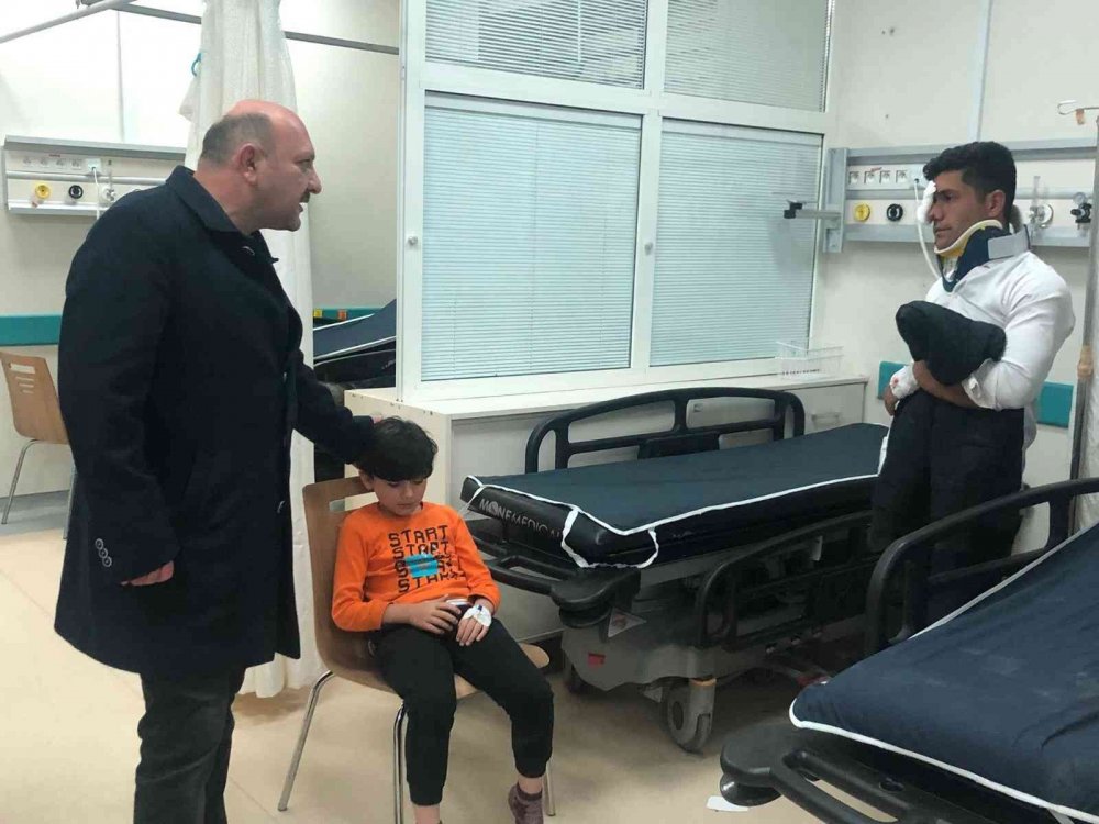 Konya’da otobüs kazasında yaralanan yolcular tedavi ediliyor
