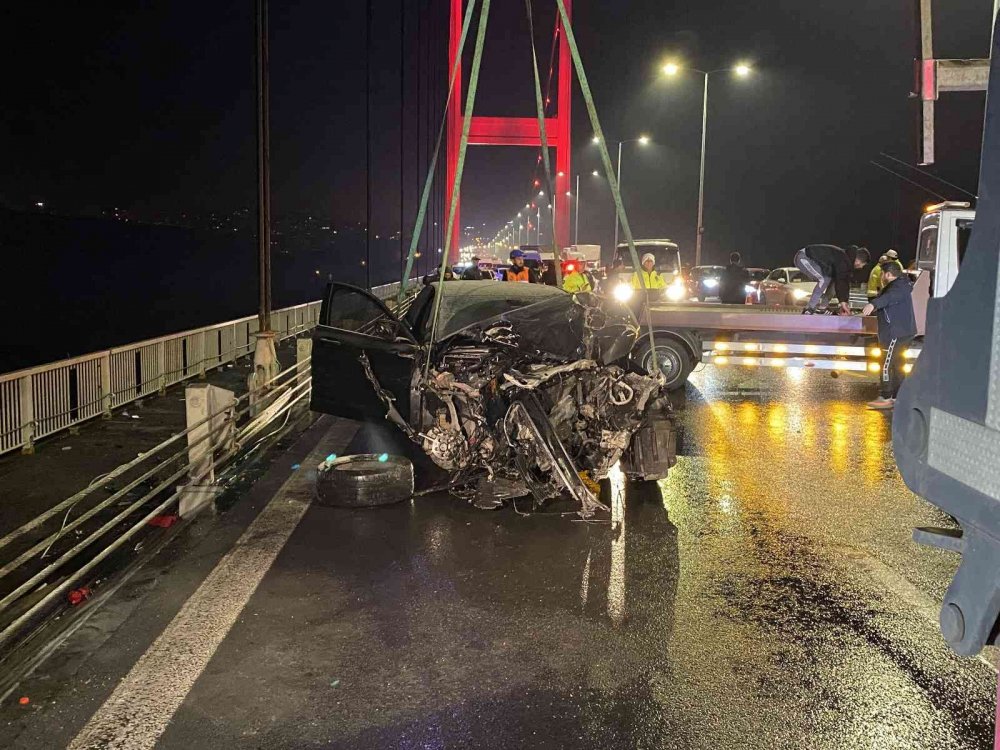 Fatih Sultan Mehmet Köprüsü'nde zincirleme trafik kazas