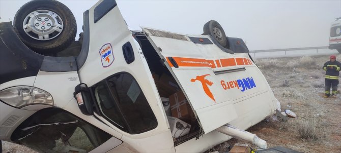 Konya'daki trafik kazasında 1 kişi yaralandı