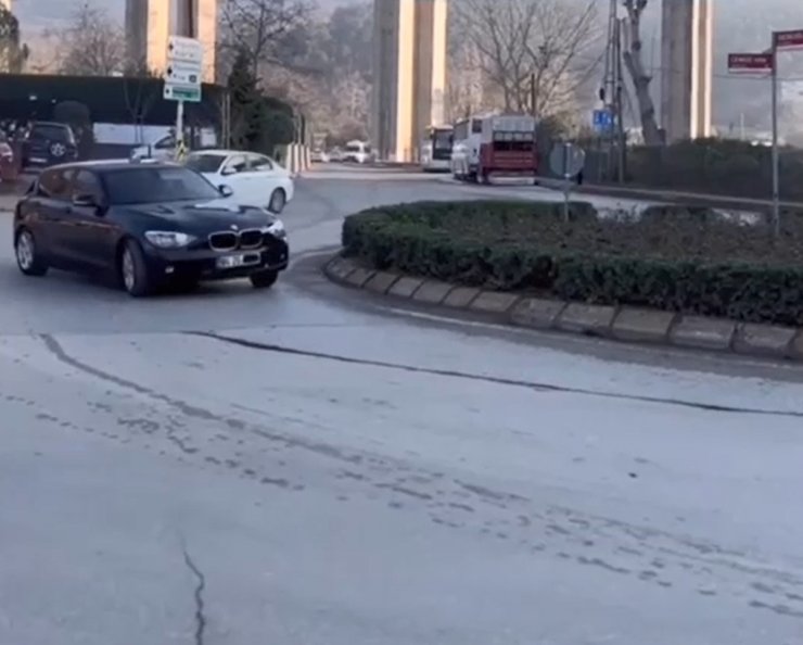 Plakasını kapatıp drift atan sürücüye 22 bin lira para cezası