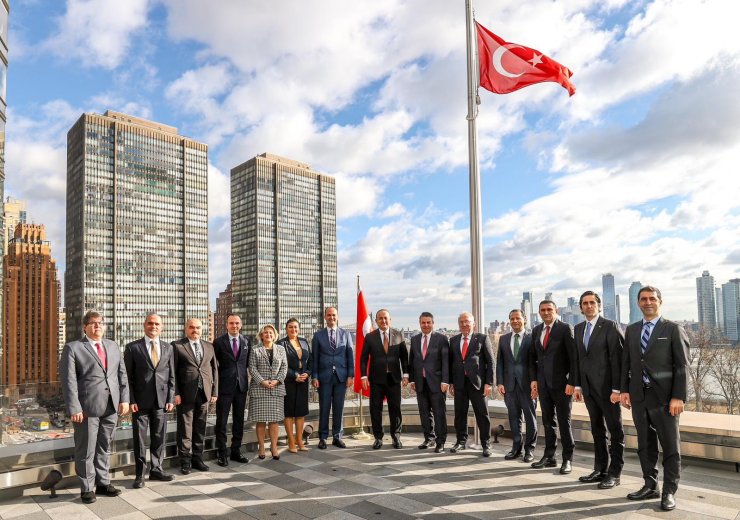 Bakan Çavuşoğlu, New York temaslarını sürdürdü
