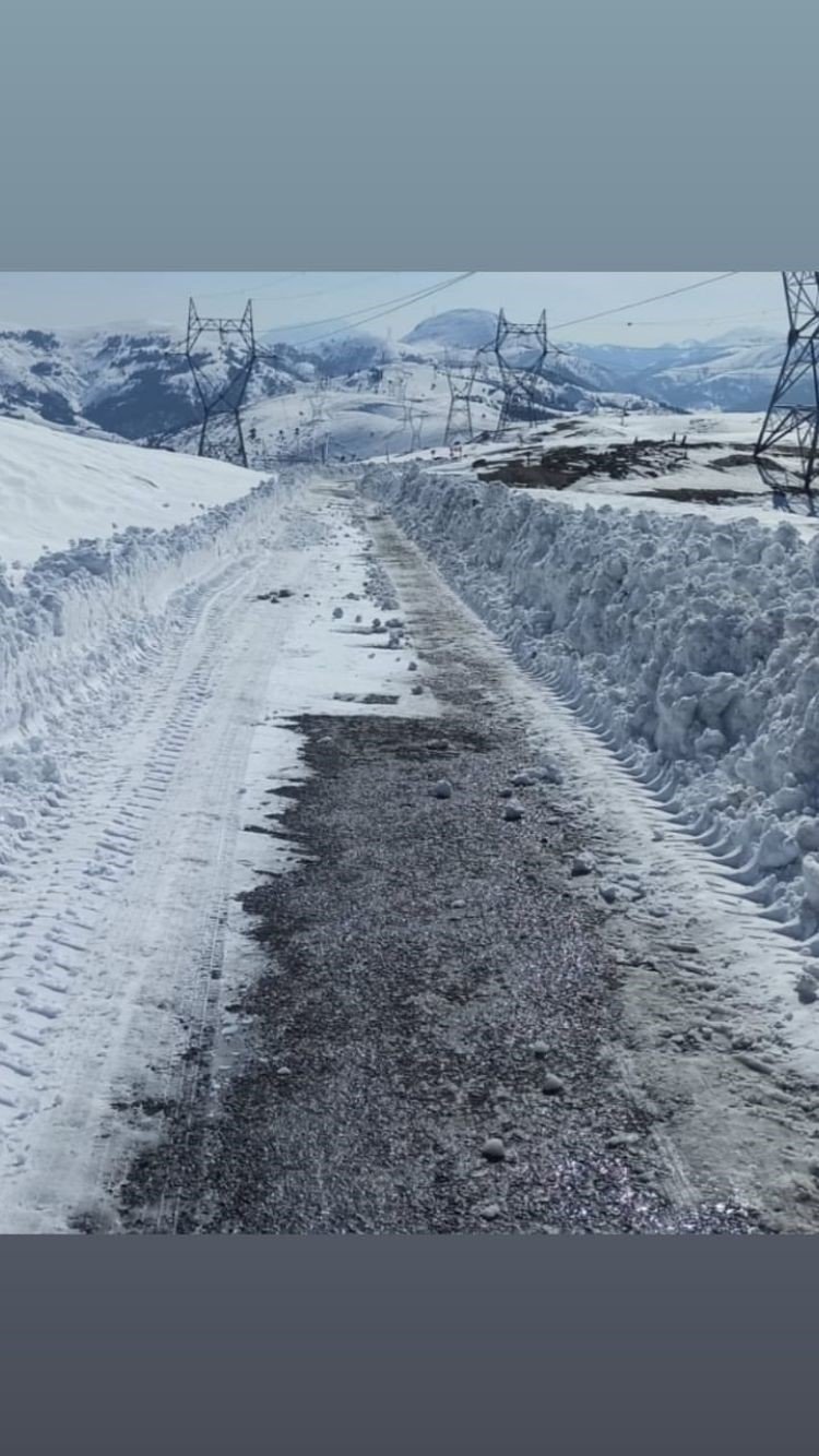 Adana’ya kış geldi, karla mücadele başladı