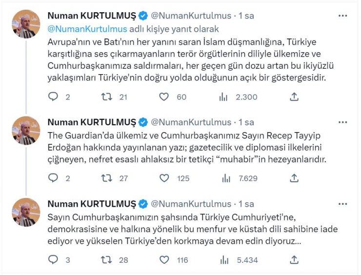 "Cumhurbaşkanımız hakkındaki çağrılar asla kabul edilemez"
