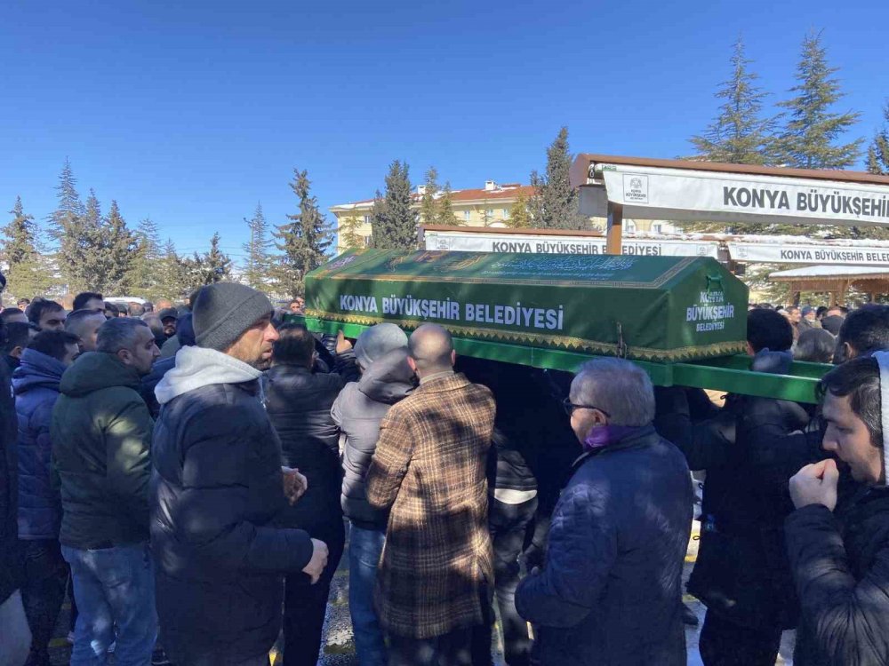 Konya'da acı veda! Hatay'a gittikleri gece depreme yakalandılar...