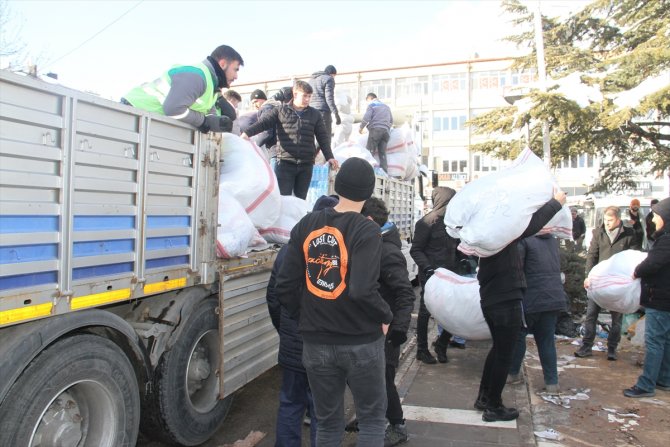 Konya'da spor kulübü depremzedeler için kenetlendi