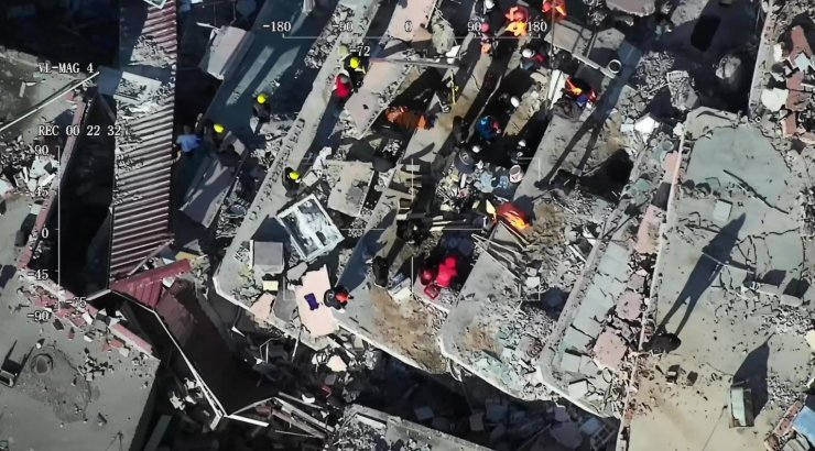 Uydu görüntüleri ve İHA'lar ile hasar tespit çalışması