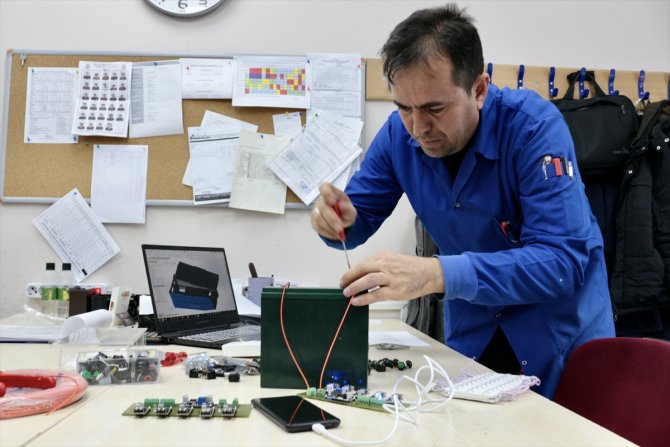 Konya'da meslek liselilerden deprem bölgesinine üretim desteği