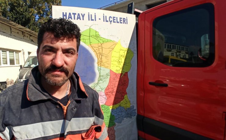 Konya'dan Hatay'a giderek hayat kurtaran itfaiye erini duygulandıran olay
