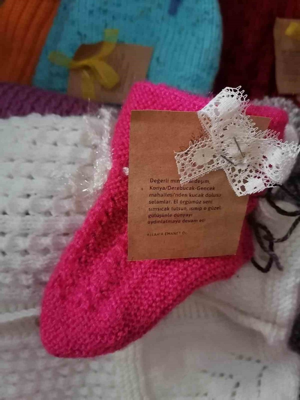 Konya Derebucak’ta depremzedelere yardım