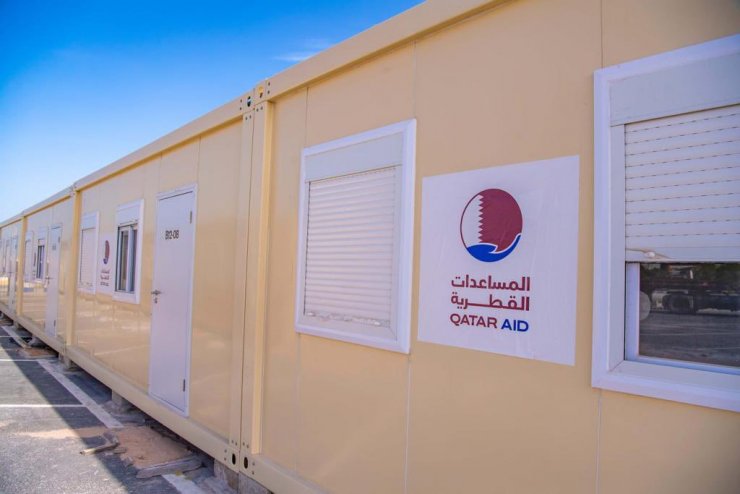 Katar’ın bağışladığı konteynerin bir bölüm daha yolda