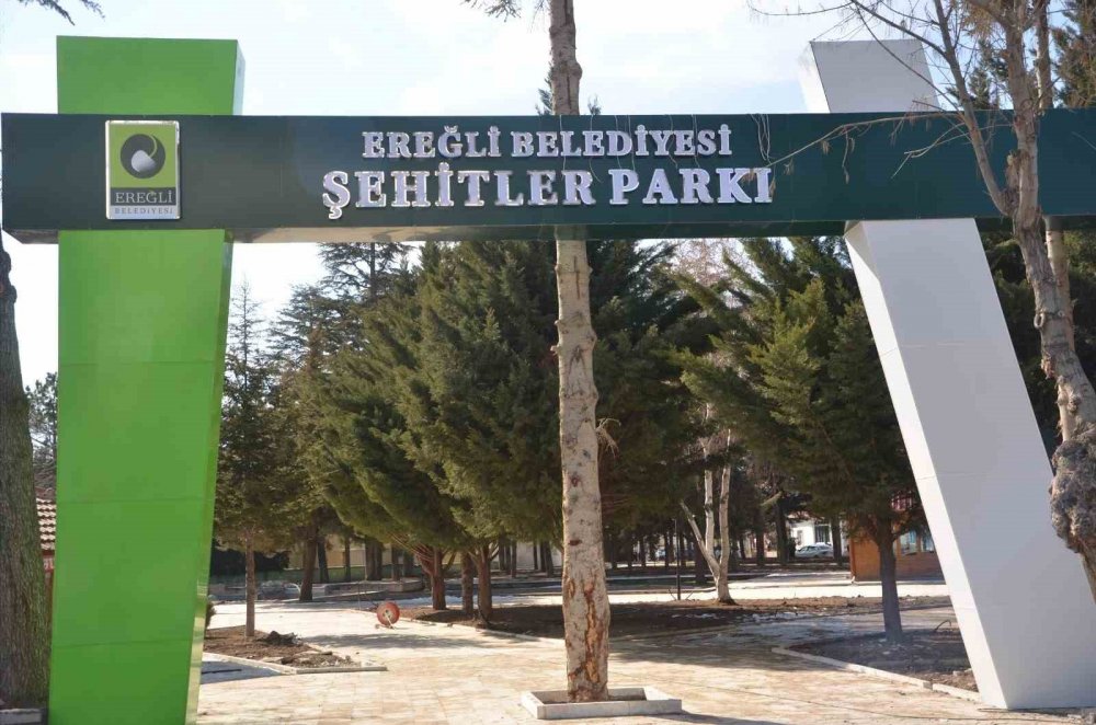 Konya Ereğli’de parklar yenileniyor