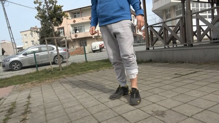 Sokak köpekleri çocuklara saldırdı