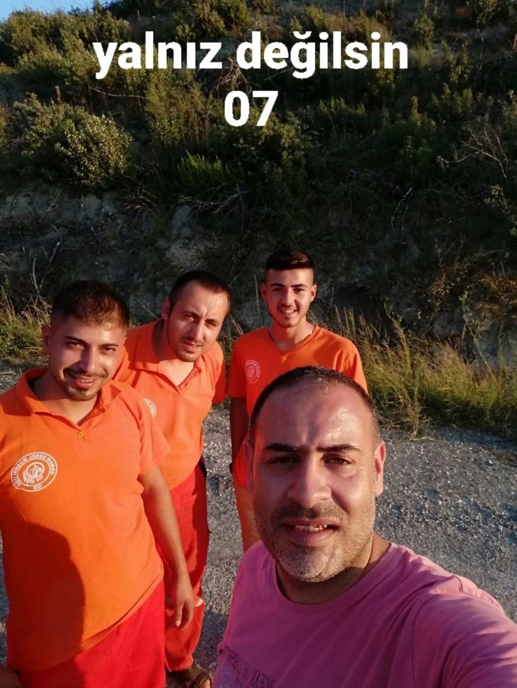 2 yıl önce yangınla mücadeleye katıldığı Antalya'ya, bu kez depremzede olarak geldi