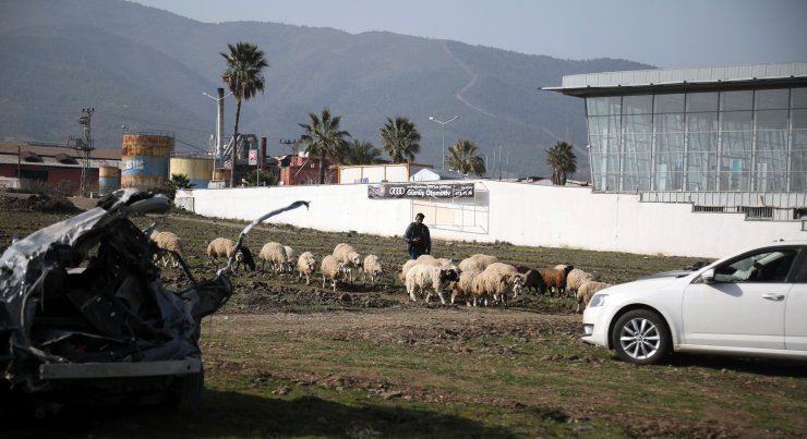 Üreten depremzedeler bölgedeki ihtiyaçları karşılamaya çalışıyor