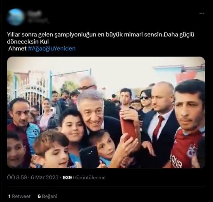 Trabzonspor taraftarından Ahmet Ağaoğlu’na geri dön çağrısı