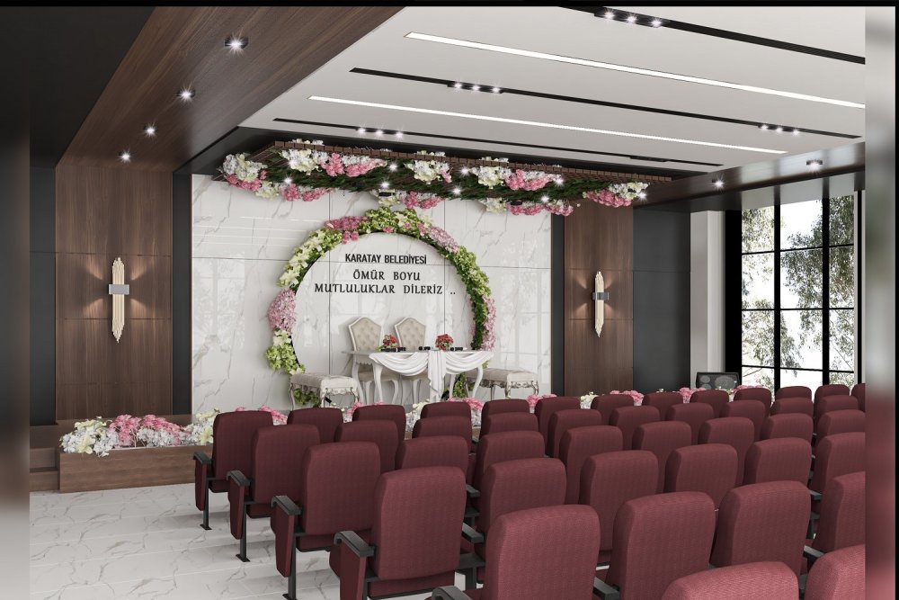 Karatay’a yeni modern düğün salonu