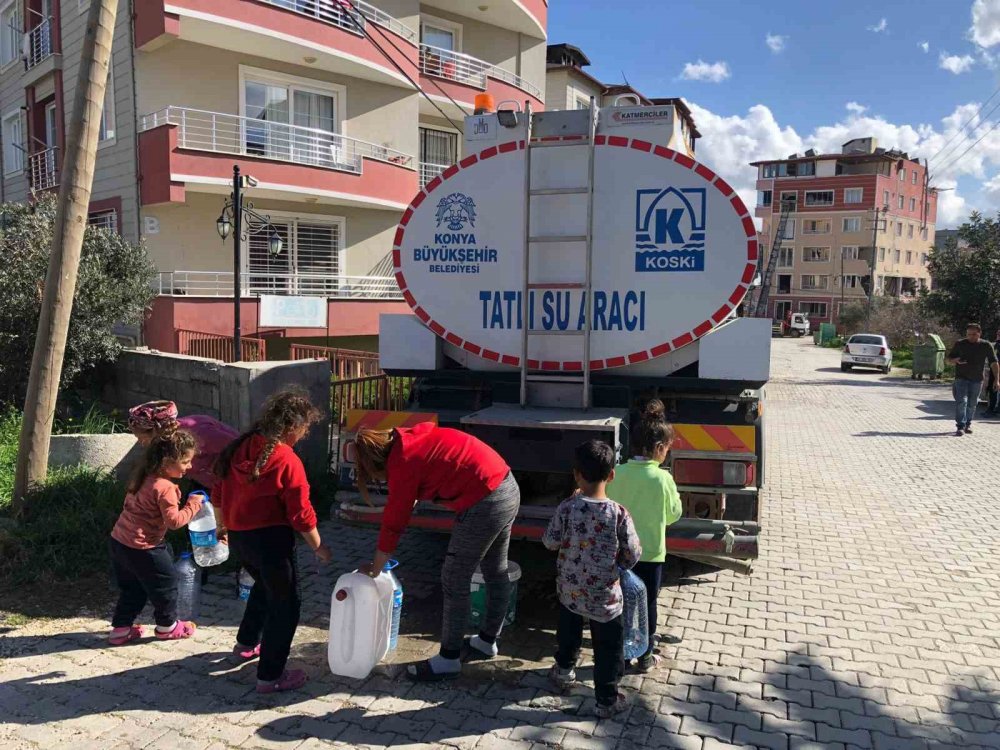 Konya Büyükşehir, Hatay’ın temiz su ihtiyacını karşılıyor